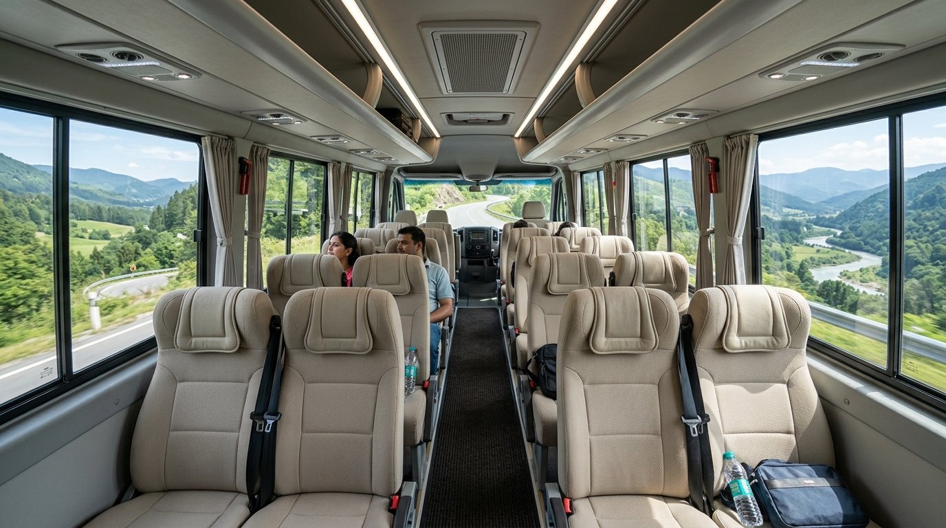 Tempo Traveller Interior